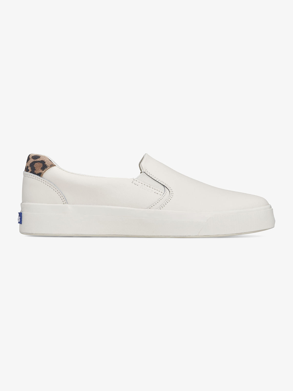 Zapatilla Pursuit Slip Cuero Blanca