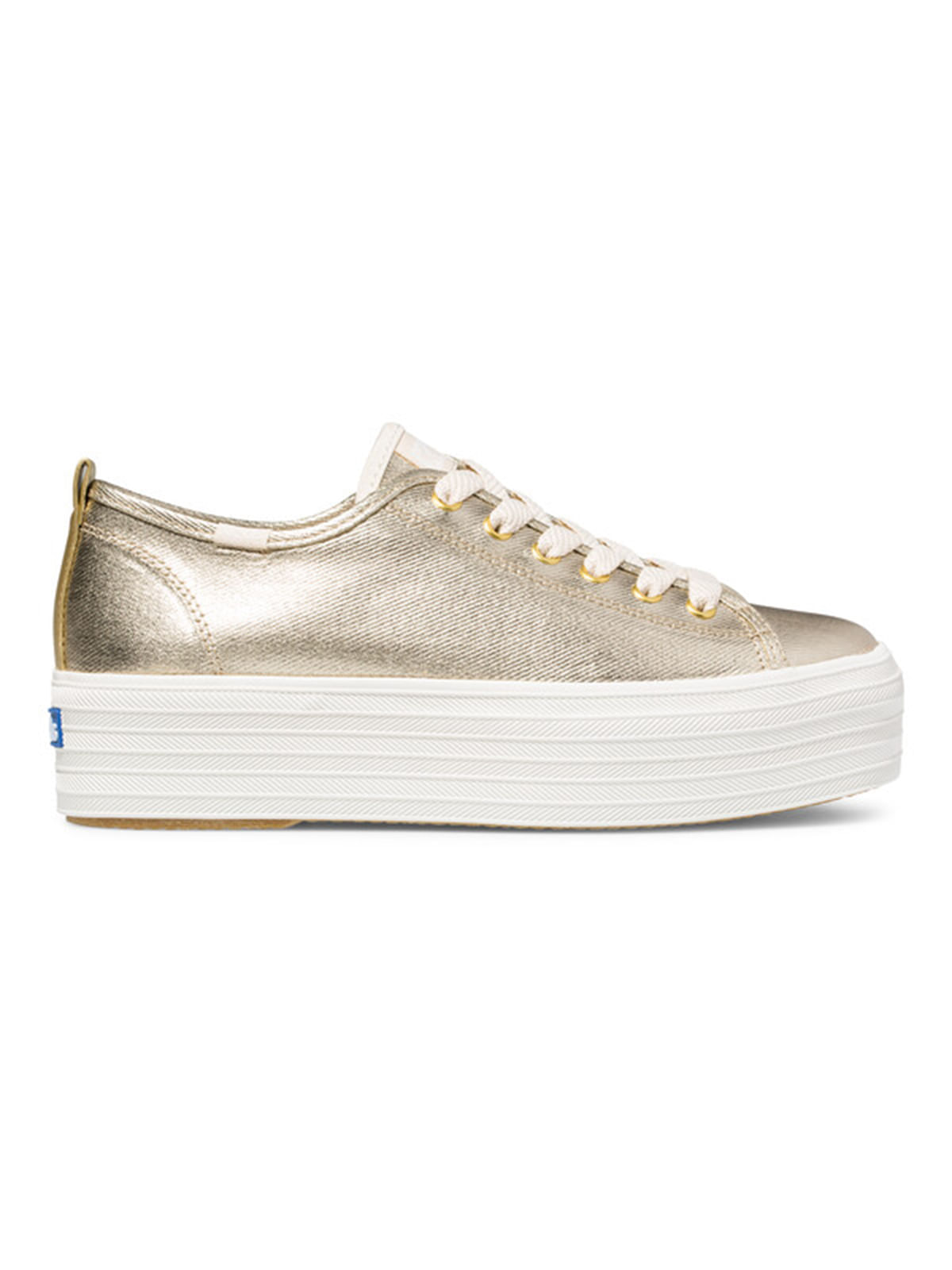 Zapatilla Triple Up Dorada Metallic Twill