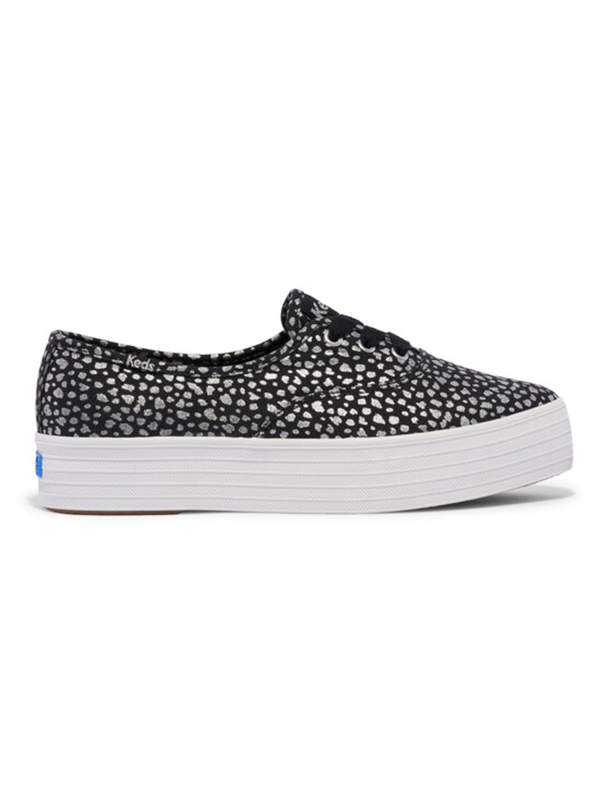 Zapatilla Pint Canvas Mini Dot Print Negro