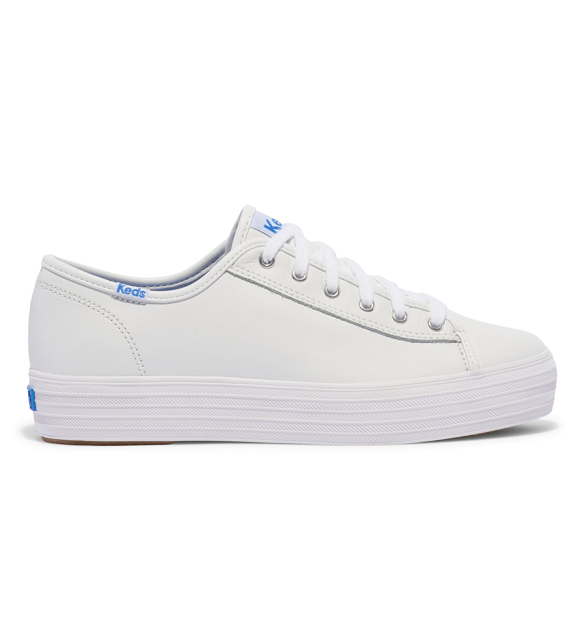 Zapatilla Triple Kick Leather Blanca Keds