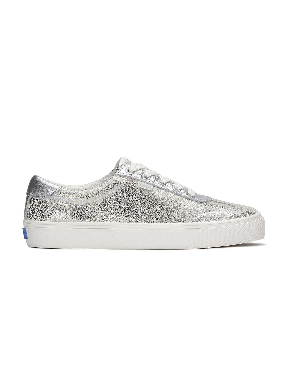 Zapatilla Jump Kick Cuero Plateado
